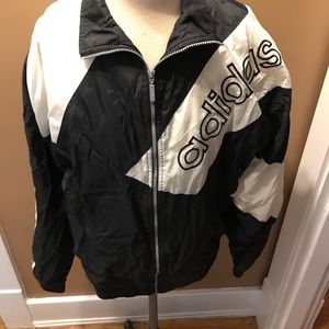 Old school Adidas wind breaker jacket